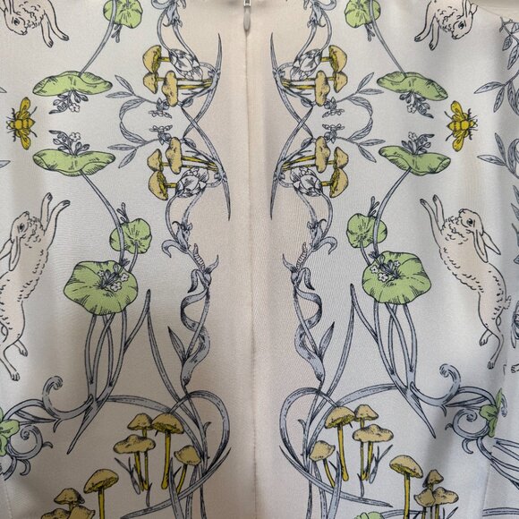 Tory Burch Printed Silk Twill Dress - Picture 9 of 12